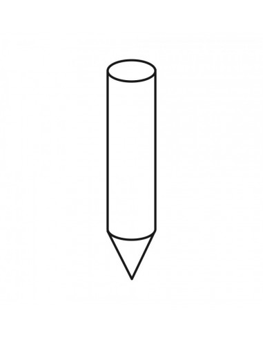 Rondins en bois pointus