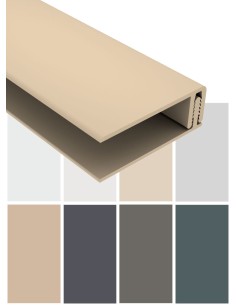 Tweedelig randprofiel 5 st.