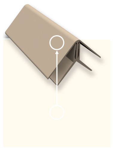 Angle intérieur – extérieur PVC 5 pc.