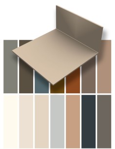 Profilé de cornière PVC 5 pc.