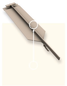 Pièce de jonction invisible simple 5 pc. 2