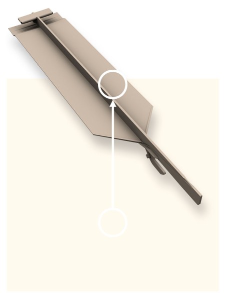 Pièce de jonction invisible simple 5 pc.