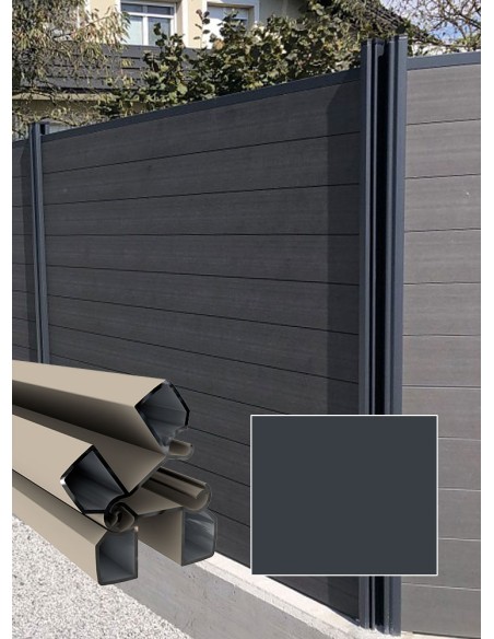 Aluminium scharnierpaal