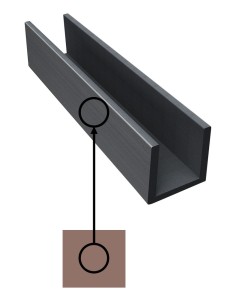 Profil U composite (cadre) 2