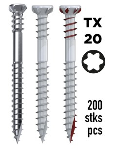 Vis de terrasse Inox - 5 mm diam
