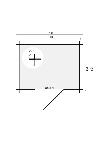 Petit abri de jardin pour rangement
