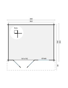 Abri de jardin lumineux 2
