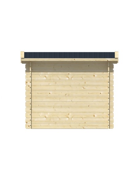 Grote aanbouw voor tuinhuisjes