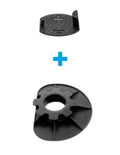 Plots de terrasse réglables pour mur 2