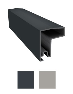 Profilé haut en aluminium