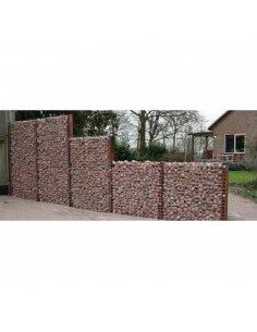 Palissade en gabions 2