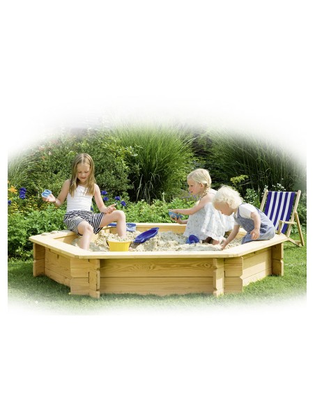 Bac à sable hexagonal