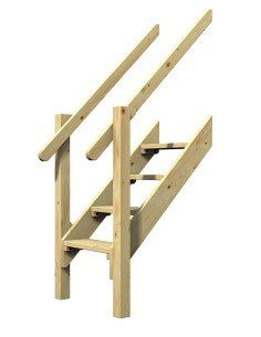 Escalier avec main courante