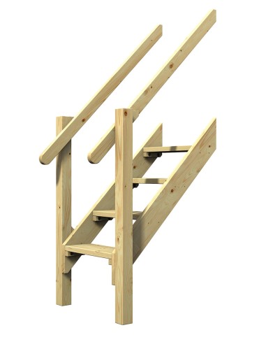 Escalier avec main courante