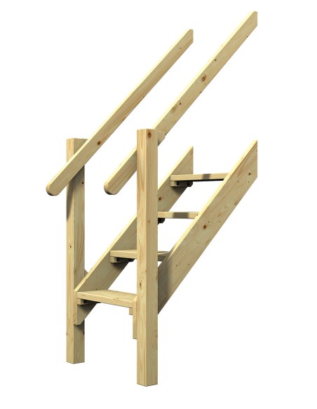 Escalier avec main courante