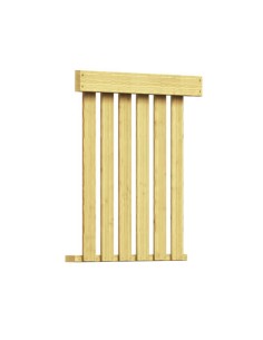 Balustrade pour portique de balançoire