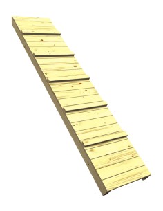 Passerelle pour grimper sur balançoire