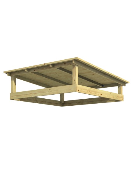 "Giga" lessenaarsdak hout