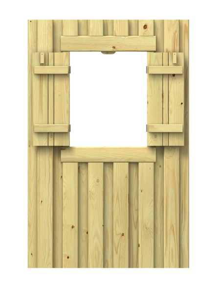 Paroi de portique avec fenêtre 90 x 139 cm