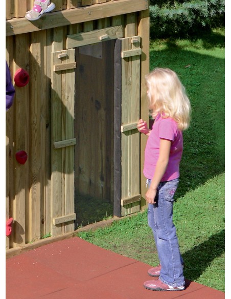 Paroi de portique avec porte 90 x 139 cm