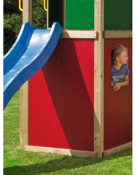 Wand onderhoudsvriendelijk rood 90 x 138 cm