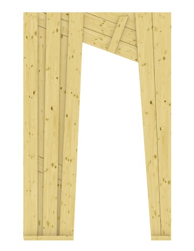 Paroi "Sorcier" avec porte