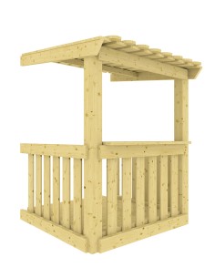 Veranda groot met dak incl. vloer