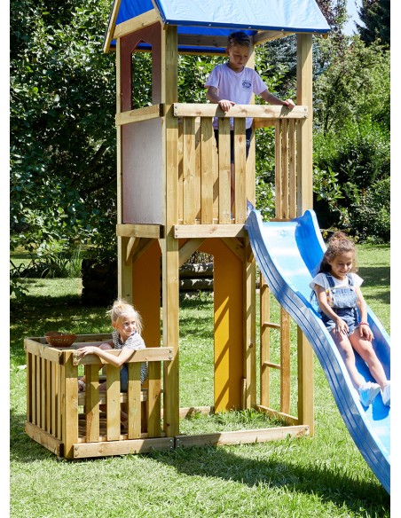 Kleine veranda met vloer