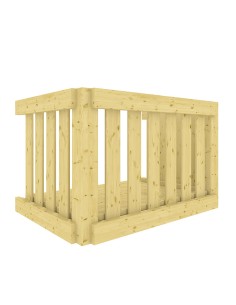 Kleine veranda met vloer