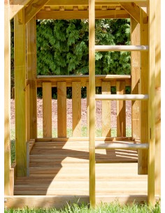 Plancher en bois pour tour de jeux 2