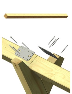Barre de portique balançoires 290 cm