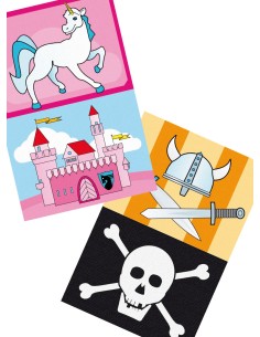 Set vlaggen voor schommel (2 stks)