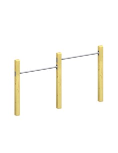 Kit de 2 barres fixes pour aire de jeux publique
