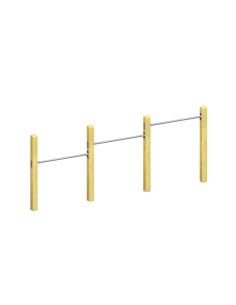 Kit de 3 barres fixes pour aire de jeux publique