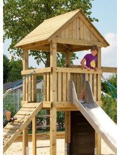 Houten dak voor speeltuintoren 2