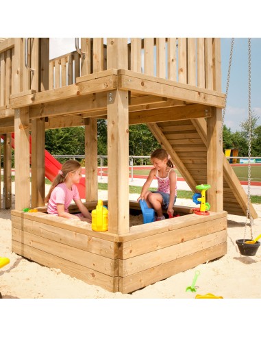 Bac à sable pour aire de jeux