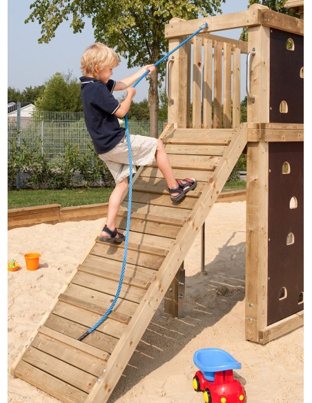Rampe de grimpe pour jeux publics