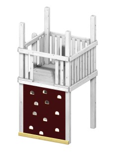 Paroi d'escalade pour bas de tour