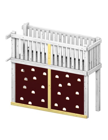 Klimwand voor brugbodem (2 st)