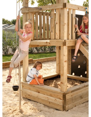 Barre de descente de pompier en inox