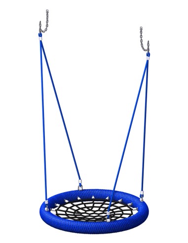 Balançoire ronde de style nid pour jeux publics