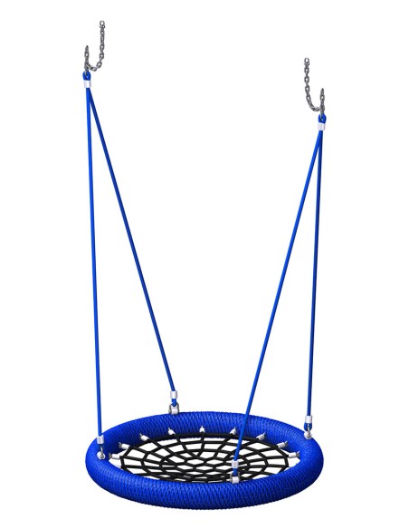Balançoire ronde de style nid pour jeux publics