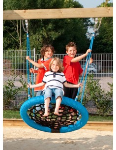 Balançoire ronde de style nid pour jeux publics 2