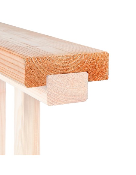 Profil de dessus de balustrade en bois