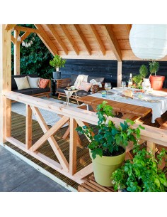 Garde corps avec croix 2