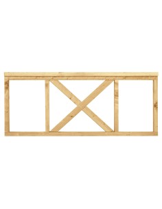 Garde corps avec croix