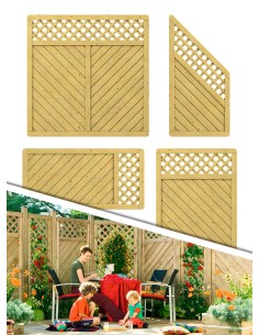 Claustra de jardin ajourée