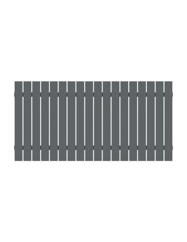 Clôture basse en aluminium