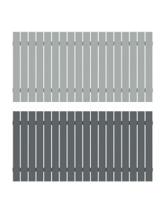 Clôture basse en aluminium