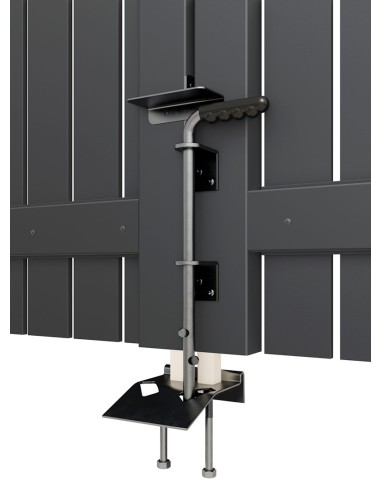 Alu voortuin dubbele poort